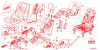 SEDILE ANTERIORE/CINTURE DI SICUREZZA (D.) per Honda CR-V DIESEL 2.2 COMFORT 5 Porte 6 velocità manuale 2013