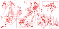 SEDILE ANTERIORE/CINTURE DI SICUREZZA  per Honda CR-V DIESEL 2.2 COMFORT 5 Porte 6 velocità manuale 2013