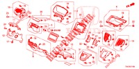 ABBELLIMENTO STRUMENTI (COTE DE CONDUCTEUR) (LH) per Honda CR-V DIESEL 2.2 COMFORT 5 Porte 5 velocità automatico 2013