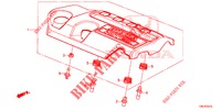 COPERTURA MOTORE (DIESEL) (2.2L) per Honda CR-V DIESEL 2.2 COMFORT 5 Porte 5 velocità automatico 2013