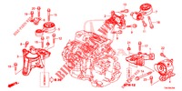 MONTATORI MOTORE (DIESEL) (2.2L) (AT) per Honda CR-V DIESEL 2.2 COMFORT 5 Porte 5 velocità automatico 2013
