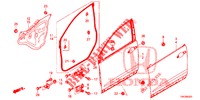PANNELLI PORTIERE ANT.(2D)  per Honda CR-V DIESEL 2.2 COMFORT 5 Porte 5 velocità automatico 2013