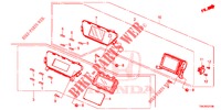 SCHERMO CENTRO (LH) per Honda CR-V DIESEL 2.2 COMFORT 5 Porte 5 velocità automatico 2013