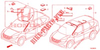 BARDATURA FILO (LH) (4) per Honda CR-V DIESEL 2.2 DIESEL ELEGANCE L 5 Porte 6 velocità manuale 2013