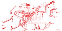 CONDOTTO RIEMPITORE COMBUSTIBILE (DIESEL) per Honda CR-V DIESEL 2.2 DIESEL ELEGANCE L 5 Porte 6 velocità manuale 2013