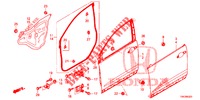 PANNELLI PORTIERE ANT.(2D)  per Honda CR-V DIESEL 2.2 DIESEL ELEGANCE L 5 Porte 6 velocità manuale 2013