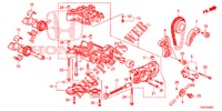 POMPA OLIO (DIESEL) (2.2L) per Honda CR-V DIESEL 2.2 DIESEL ELEGANCE L 5 Porte 6 velocità manuale 2013