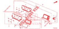 SCHERMO CENTRO (LH) per Honda CR-V DIESEL 2.2 DIESEL ELEGANCE L 5 Porte 6 velocità manuale 2013