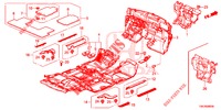 STOINO PAVIMENTO/ISOLATORE  per Honda CR-V DIESEL 2.2 DIESEL ELEGANCE L 5 Porte 6 velocità manuale 2013