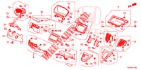 ABBELLIMENTO STRUMENTI (COTE DE CONDUCTEUR) (LH) per Honda CR-V DIESEL 2.2 DIESEL ELEGANCE L 5 Porte 5 velocità automatico 2013