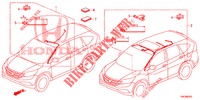 BARDATURA FILO (LH) (4) per Honda CR-V DIESEL 2.2 DIESEL ELEGANCE L 5 Porte 5 velocità automatico 2013