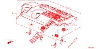 COPERTURA MOTORE (DIESEL) (2.2L) per Honda CR-V DIESEL 2.2 DIESEL ELEGANCE L 5 Porte 5 velocità automatico 2013