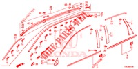GRIGLIA ANTERIORE/MODANATURA  per Honda CR-V DIESEL 2.2 DIESEL ELEGANCE L 5 Porte 5 velocità automatico 2013