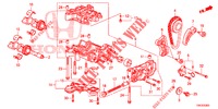 POMPA OLIO (DIESEL) (2.2L) per Honda CR-V DIESEL 2.2 DIESEL ELEGANCE L 5 Porte 5 velocità automatico 2013