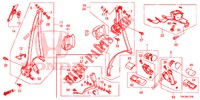 SEDILE ANTERIORE/CINTURE DI SICUREZZA  per Honda CR-V DIESEL 2.2 DIESEL ELEGANCE L 5 Porte 5 velocità automatico 2013