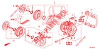 ARIA CONDIZIONATA (COMPRESSEUR) (4) per Honda CR-V DIESEL 2.2 ELEGANCE 5 Porte 6 velocità manuale 2013