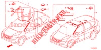 BARDATURA FILO (LH) (4) per Honda CR-V DIESEL 2.2 ELEGANCE 5 Porte 6 velocità manuale 2013