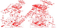 COMPONENTI SEDILE POST. (2) per Honda CR-V DIESEL 2.2 ELEGANCE 5 Porte 6 velocità manuale 2013