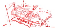 COPERTURA TESTA CILINDRO (DIESEL) (2.2L) per Honda CR-V DIESEL 2.2 ELEGANCE 5 Porte 6 velocità manuale 2013