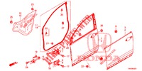 PANNELLI PORTIERE ANT.(2D)  per Honda CR-V DIESEL 2.2 ELEGANCE 5 Porte 6 velocità manuale 2013