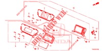 SCHERMO CENTRO (LH) per Honda CR-V DIESEL 2.2 ELEGANCE 5 Porte 6 velocità manuale 2013