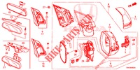 SPECCHIETTO/VISORE DA SOLE (3) per Honda CR-V DIESEL 2.2 ELEGANCE 5 Porte 6 velocità manuale 2013