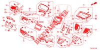 ABBELLIMENTO STRUMENTI (COTE DE CONDUCTEUR) (LH) per Honda CR-V DIESEL 2.2 ELEGANCE 5 Porte 5 velocità automatico 2013