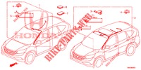 BARDATURA FILO (LH) (4) per Honda CR-V DIESEL 2.2 ELEGANCE 5 Porte 5 velocità automatico 2013
