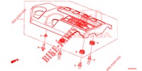 COPERTURA MOTORE (DIESEL) (2.2L) per Honda CR-V DIESEL 2.2 ELEGANCE 5 Porte 5 velocità automatico 2013