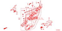 FODERAMENTO PORTIERA(4D)  per Honda CR-V DIESEL 2.2 ELEGANCE 5 Porte 5 velocità automatico 2013