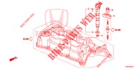 INIETTORE COMBUSTIBILE (DIESEL) (2.2L) per Honda CR-V DIESEL 2.2 ELEGANCE 5 Porte 5 velocità automatico 2013