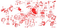 UNITA DI CONTROLLO (CABINE) (LH) (1) per Honda CR-V DIESEL 2.2 ELEGANCE 5 Porte 5 velocità automatico 2013