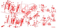 UNITA DI CONTROLLO (COMPARTIMENT MOTEUR) (DIESEL) (1) per Honda CR-V DIESEL 2.2 ELEGANCE 5 Porte 5 velocità automatico 2013