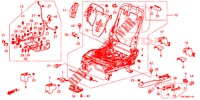 COMP. SEDILE ANT. (G.) (2) per Honda CR-V DIESEL 2.2 EXCLUSIVE 5 Porte 5 velocità automatico 2013