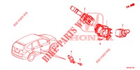 INTERRUTTORE COMBINAZIONE  per Honda CR-V DIESEL 2.2 EXCLUSIVE 5 Porte 5 velocità automatico 2013
