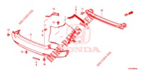 PARAURTI POSTERIORE  per Honda CR-V DIESEL 2.2 EXCLUSIVE 5 Porte 5 velocità automatico 2013