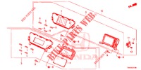 SCHERMO CENTRO (LH) per Honda CR-V DIESEL 2.2 EXCLUSIVE 5 Porte 5 velocità automatico 2013