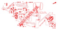 TUBO ACQUA/CONDOTTO RISCALDATORE (DIESEL) (2.2L) (LH) per Honda CR-V DIESEL 2.2 EXCLUSIVE 5 Porte 5 velocità automatico 2013