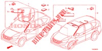 BARDATURA FILO (LH) (4) per Honda CR-V DIESEL 2.2 EXECUTIVE NAVI 5 Porte 6 velocità manuale 2013