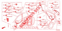 BARDATURA FILO (LH) (5) per Honda CR-V DIESEL 2.2 EXECUTIVE NAVI 5 Porte 6 velocità manuale 2013