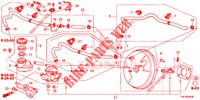 CILINDRO MAESTRO FRENO/ALIMENTO MAESTRO (LH) (1) per Honda CR-V DIESEL 2.2 EXECUTIVE NAVI 5 Porte 6 velocità manuale 2013