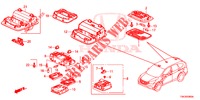 LUCE INTERIORE  per Honda CR-V DIESEL 2.2 EXECUTIVE NAVI 5 Porte 6 velocità manuale 2013