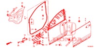 PANNELLI PORTIERE ANT.(2D)  per Honda CR-V DIESEL 2.2 EXECUTIVE NAVI 5 Porte 6 velocità manuale 2013