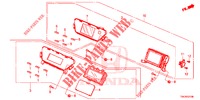 SCHERMO CENTRO (LH) per Honda CR-V DIESEL 2.2 EXECUTIVE NAVI 5 Porte 6 velocità manuale 2013