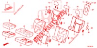 SEDILE POSTERIORE/CINTURA DI SICUREZZA(2D)  per Honda CR-V DIESEL 2.2 EXECUTIVE NAVI 5 Porte 6 velocità manuale 2013