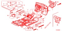 STOINO PAVIMENTO/ISOLATORE  per Honda CR-V DIESEL 2.2 EXECUTIVE NAVI 5 Porte 6 velocità manuale 2013
