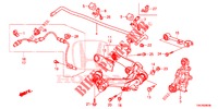 BRACCIO INFERIORE POST./ASTA RAGGIO  per Honda CR-V DIESEL 2.2 EXECUTIVE NAVI 5 Porte 5 velocità automatico 2013
