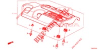 COPERTURA MOTORE (DIESEL) (2.2L) per Honda CR-V DIESEL 2.2 EXECUTIVE NAVI 5 Porte 5 velocità automatico 2013