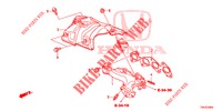 MOLTEPLICE SCARICO (DIESEL) (2.2L) per Honda CR-V DIESEL 2.2 EXECUTIVE NAVI 5 Porte 5 velocità automatico 2013