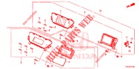 SCHERMO CENTRO (LH) per Honda CR-V DIESEL 2.2 EXECUTIVE NAVI 5 Porte 5 velocità automatico 2013